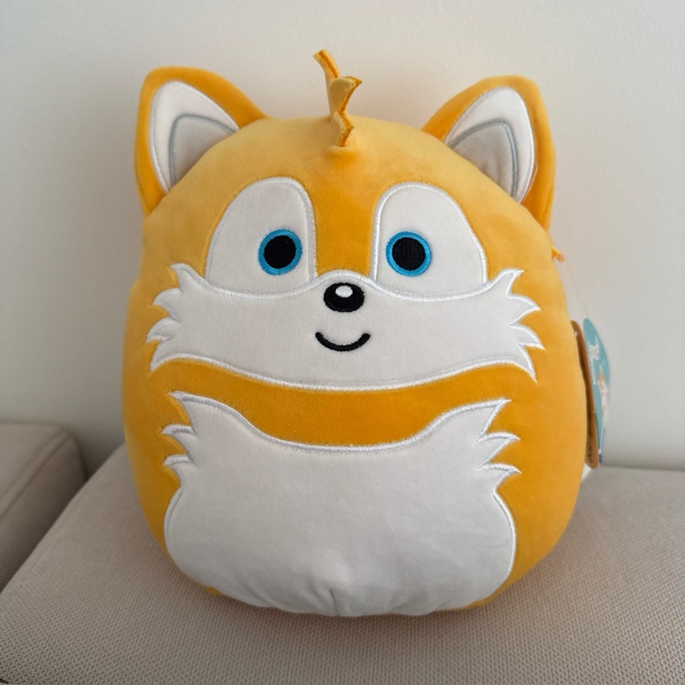 Squishmallow Kellytoy Plush Sonic the Hedgehog Tails 10" Inch NEW WITH TAGS!